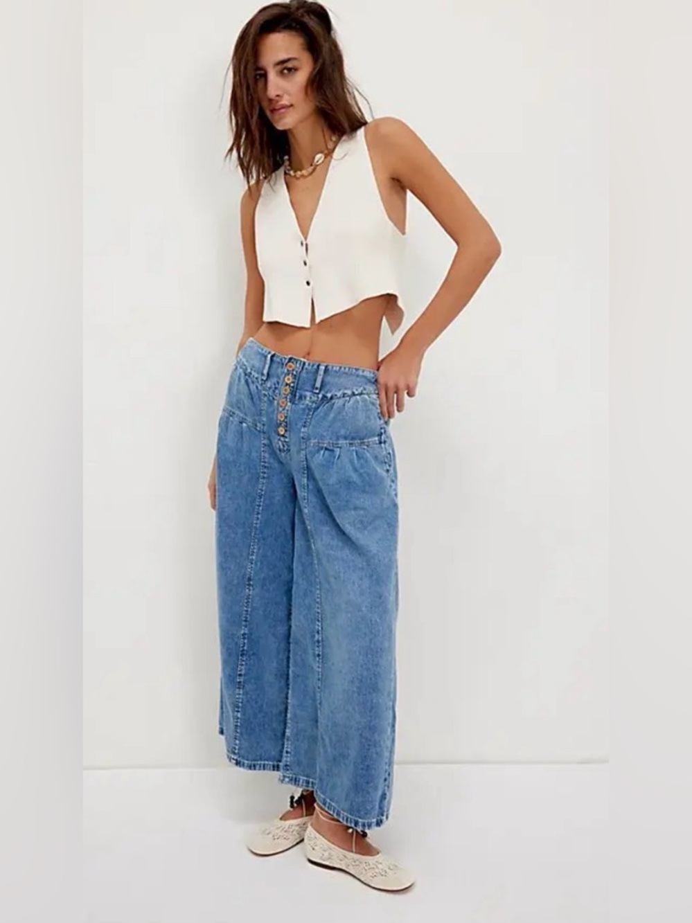 Free people blossom pull on jeans